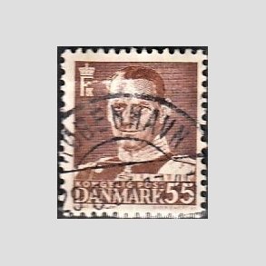FRIMRKER DANMARK | 1951 - AFA 327 - Fr. IX 55 re brun - Lux Stemplet