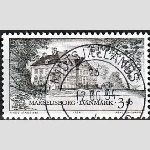 FRIM�RKER DANMARK | 1994 - AFA 1062 - Danske Slotte - 3,50 Kr. flerfarvet - Pragt Stemplet