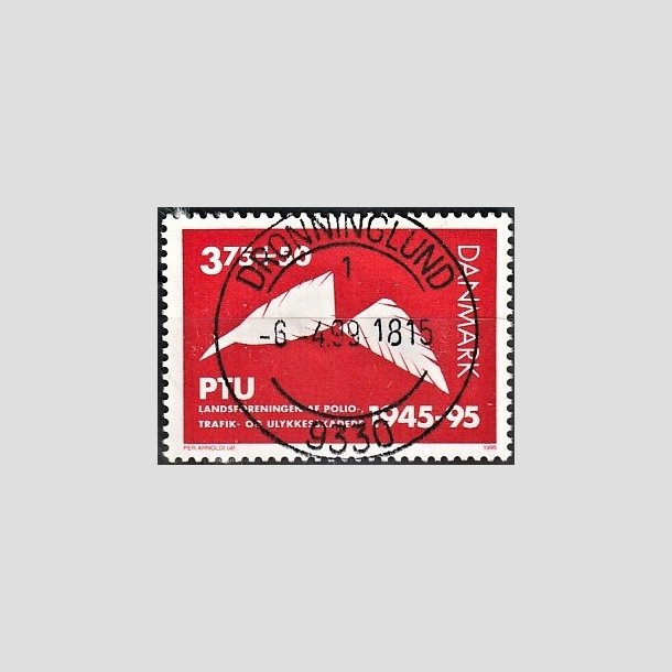 FRIMRKER DANMARK | 1995 - AFA 1096 - PTU - 3,75 Kr. + 50 re rd - Pragt Stemplet Dronninglund