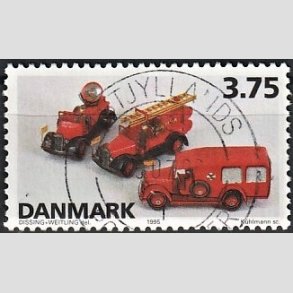 FRIM�RKER DANMARK | 1995 - AFA 1103 - Dansk leget�j - 3,75 Kr. flerfarvet - Pragt Stemplet
