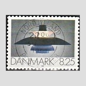 FRIM�RKER DANMARK | 1991 - AFA 998 - Dansk Brugskunst - 8,25 Kr. flerfarvet - Pragt Stemplet