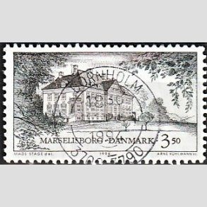 FRIM�RKER DANMARK | 1994 - AFA 1062 - Danske Slotte - 3,50 Kr. flerfarvet - Pragt Stemplet
