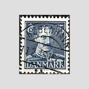 FRIMRKER DANMARK | 1946 - AFA 297 - Chr. X 75 re mrkbl - Lux Stemplet Kbenhavn