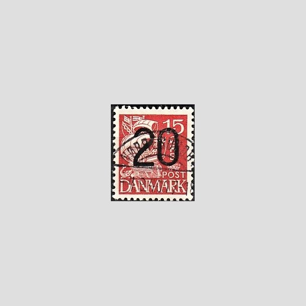 FRIMRKER DANMARK | 1940 - AFA 264 - 20/15 re rd Provisorier - Lux Stemplet