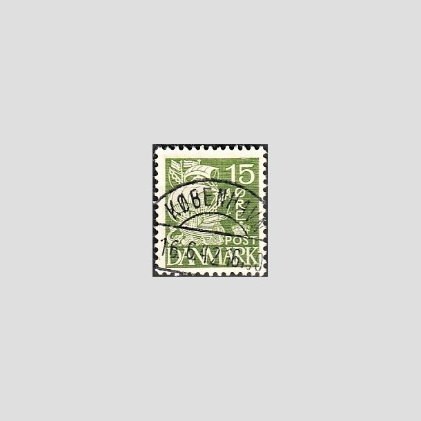 FRIMRKER DANMARK | 1940 - AFA 257 - Karavel 15 re grn Type II - Lux Stemplet