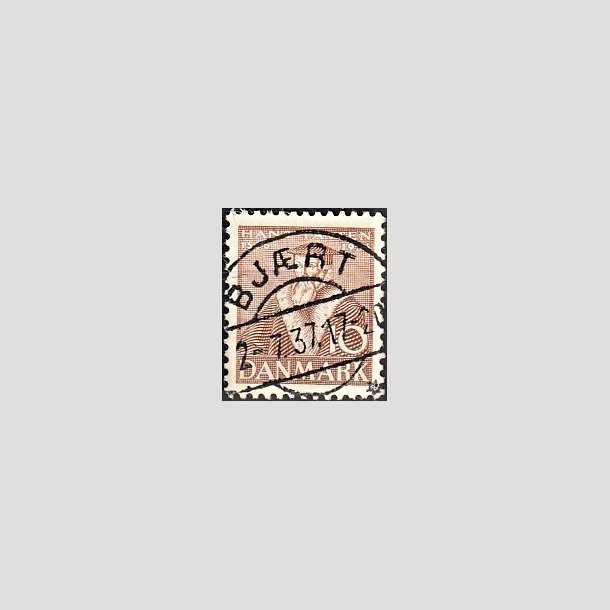 FRIMRKER DANMARK | 1936 - AFA 231 - Reformationen 10 re brun - Lux Stemplet Bjrt