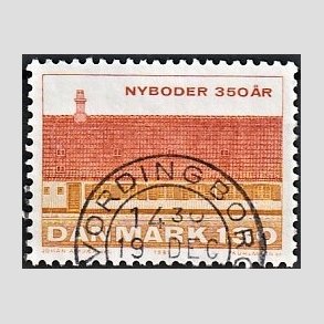 FRIM�RKER DANMARK | 1981 - AFA 725 - Nyboder 350 �r - 1,30 Kr. flerfarvet - Pragt Stemplet
