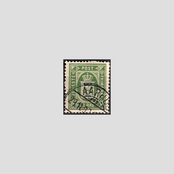 FRIMRKER DANMARK | 1875 - AFA 7 - 32 re grn - Stemplet