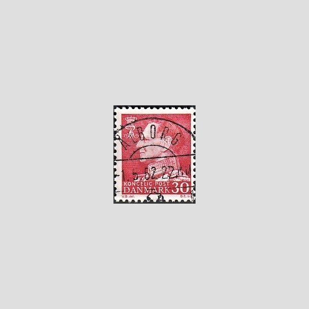 FRIMRKER DANMARK | 1961-62 - AFA 394 - Fr. IX 30 re rd - Lux Stemplet