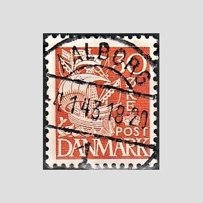 FRIM�RKER DANMARK | 1940 - AFA 259 - Karavel 30 �re orange Type II - Lux Stemplet