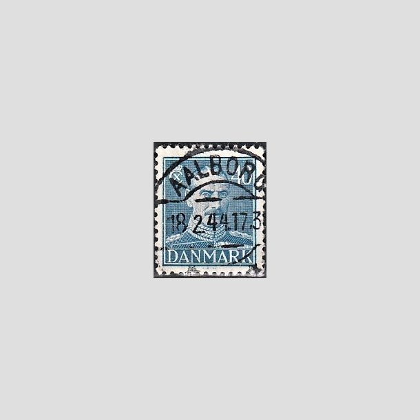 FRIMRKER DANMARK | 1942-44 - AFA 280 - Chr. X 40 re bl - Lux Stemplet Aalborg