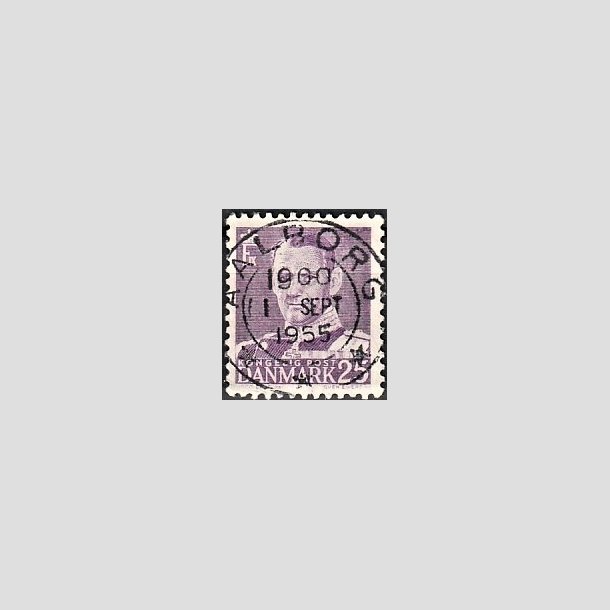 FRIMRKER DANMARK | 1955 - AFA 360 - Fr. IX 25 re violet - Lux Stemplet