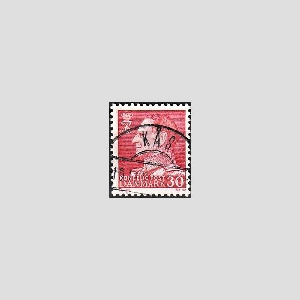 FRIMRKER DANMARK | 1961-62 - AFA 394 - Fr. IX 30 re rd - Lux Stemplet