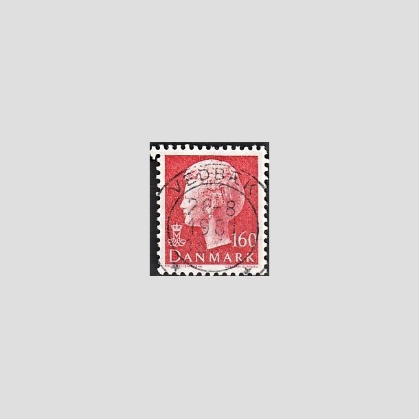 FRIMRKER DANMARK | 1981 - AFA 715 - Dronning Margrethe - 160 re rd - Pragt Stemplet