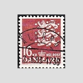 FRIMRKER DANMARK | 1983 - AFA 777 - Rigsvben 16 Kr. matrd - Pragt Stemplet