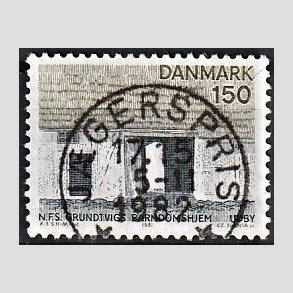 FRIM�RKER DANMARK | 1981 - AFA 731 - Sj�lland og �er - 150 �re flerfarvet - Pragt Stemplet J�gerspris