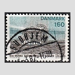 FRIM�RKER DANMARK | 1981 - AFA 732 - Sj�lland og �er - 160 �re flerfarvet - Pragt Stemplet Gudhjem