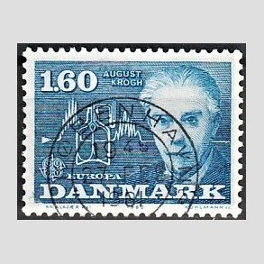 FRIM�RKER DANMARK | 1980 - AFA 696 - Europam�rker - 1,60 Kr. bl� - Pragt Stemplet
