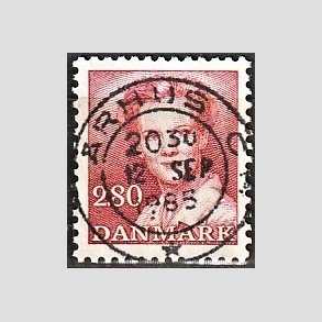 FRIMRKER DANMARK | 1985 - AFA 820 - Dronning Margrethe - 2,80 Kr. rd - Pragt Stemplet