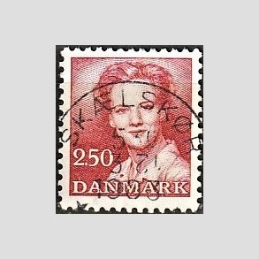 FRIMRKER DANMARK | 1983 - AFA 774 - Dronning Margrethe - 2,50 Kr. rd - Pragt Stemplet Sklskr