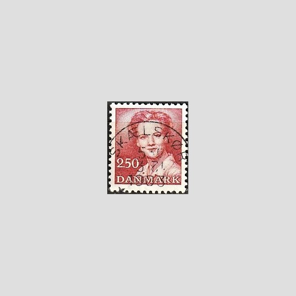 FRIMRKER DANMARK | 1983 - AFA 774 - Dronning Margrethe - 2,50 Kr. rd - Pragt Stemplet Sklskr