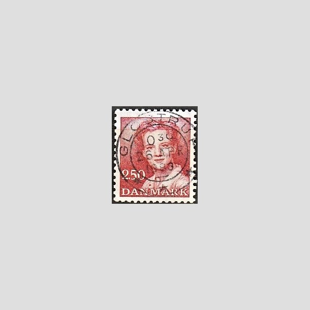 FRIMRKER DANMARK | 1983 - AFA 774 - Dronning Margrethe - 2,50 Kr. rd - Pragt Stemplet