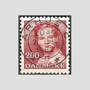 FRIMRKER DANMARK | 1982 - AFA 751 - Dronning Margrethe - 2,00 Kr. rd - Pragt Stemplet