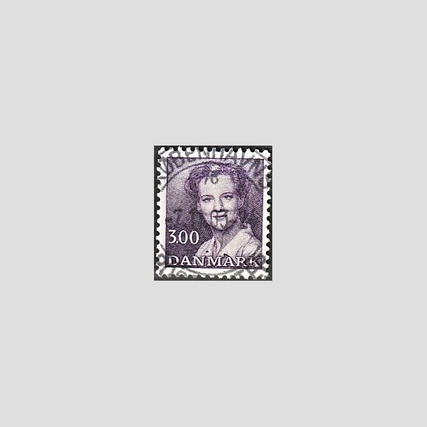 FRIMRKER DANMARK | 1983 - AFA 775 - Dronning Margrethe - 3,00 Kr. violet - Pragt Stemplet