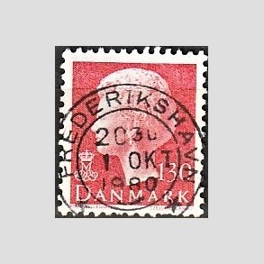 FRIMRKER DANMARK | 1979 - AFA 678 - Dronning Margrethe - 130 re rd - Pragt Stemplet