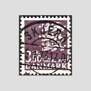 FRIMRKER DANMARK | 1972 - AFA 529 - Rigsvben 3,50 Kr. violet - Pragt Stemplet