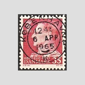 FRIMRKER DANMARK | 1963 - AFA 415 - Fr. IX 35 re rd - Lux Stemplet