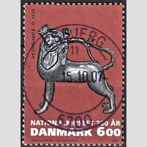 FRIM�RKER DANMARK | 2007 - AFA 1502 - Nationalmuseet 200 �r. - 6,00 Kr. flerfarvet - Pragt Stemplet