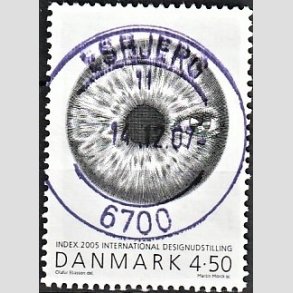 FRIM�RKER DANMARK | 2005 - AFA 1443 - INDEX:2005 - 4,50 Kr. flerfarvet - Pragt Stemplet Esbjerg