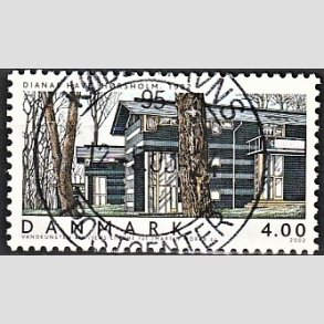 FRIM�RKER DANMARK | 2002 - AFA 1332 - Danske boliger I. - 4,00 Kr. Dianas Have - Pragt Stemplet