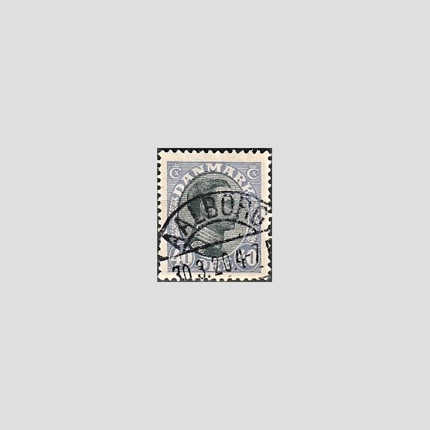 FRIMRKER DANMARK | 1918-20 - AFA 105a - Chr. X 40 re bllilla/sort - Lux Stemplet "AALBORG"