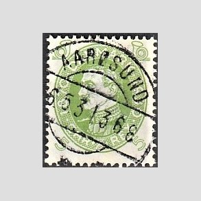 FRIMRKER DANMARK | 1930 - AFA 186 - Chr. X 60 r 5 re lysgrn - Lux Stemplet
