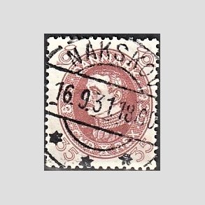 FRIMRKER DANMARK | 1930 - AFA 194 - Chr. X 60 r 35 re rdbrun - Lux Stemplet 