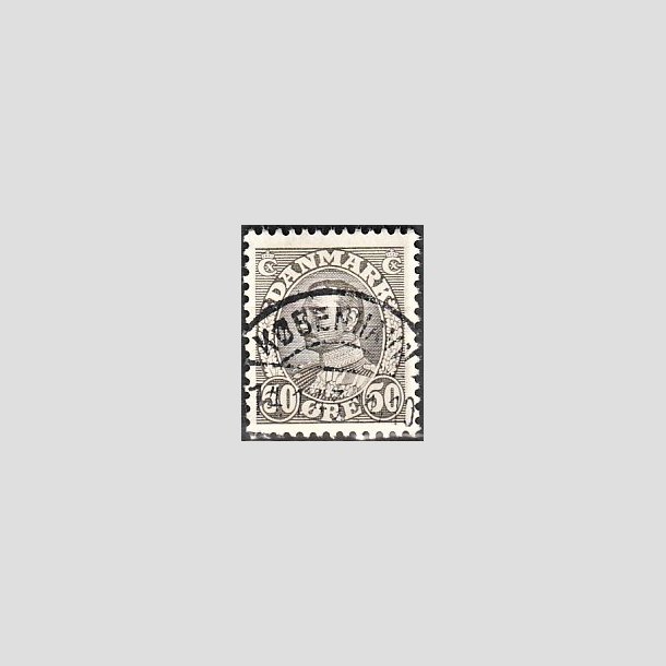 FRIMRKER DANMARK | 1934 - AFA 209 - Chr. X 50 re gr - Lux Stemplet Kbenhavn