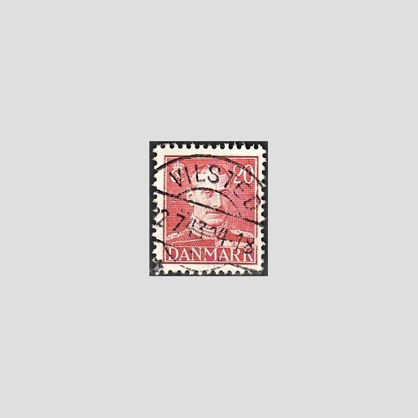 FRIMRKER DANMARK | 1942-44 - AFA 276 - Chr. X 20 re rd - Lux Stemplet