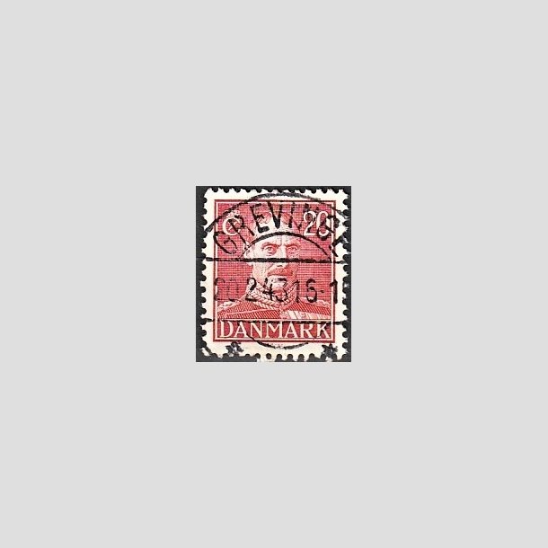 FRIMRKER DANMARK | 1942-44 - AFA 276 - Chr. X 20 re rd - Lux Stemplet