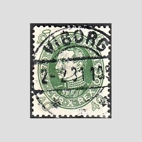 FRIMRKER DANMARK | 1930 - AFA 195 - Chr. X 60 r 40 re grn - Lux Stemplet 