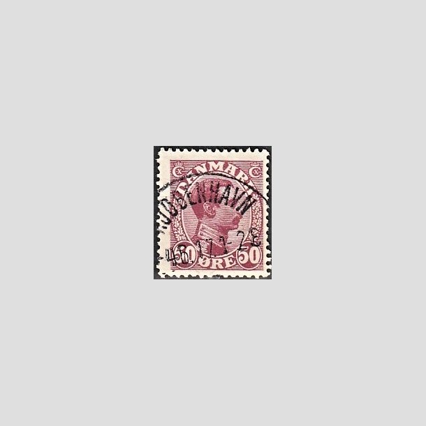 FRIMRKER DANMARK | 1913 - AFA 74 - Chr. X 50 re vinrd - Lux Stemplet