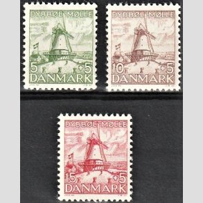 FRIMRKER DANMARK | 1937 - AFA 238,237,236 - Dybbl Mlle St - Postfrisk