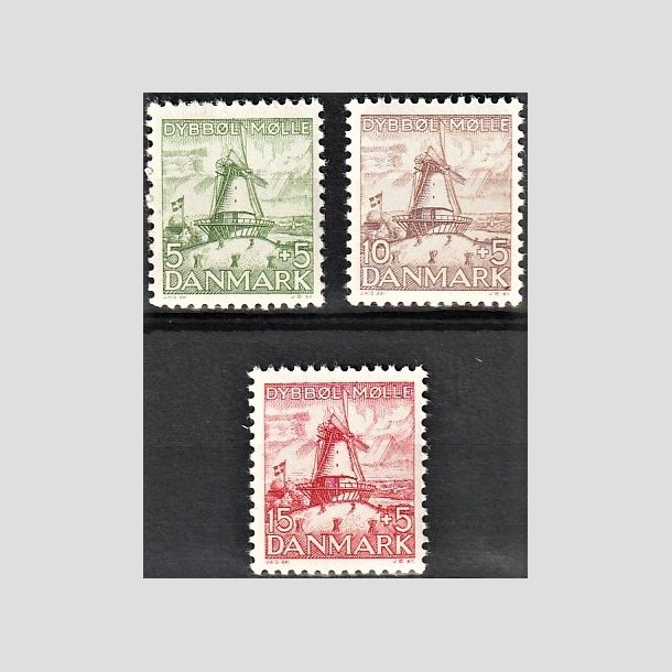 FRIMRKER DANMARK | 1937 - AFA 238,237,236 - Dybbl Mlle St - Postfrisk