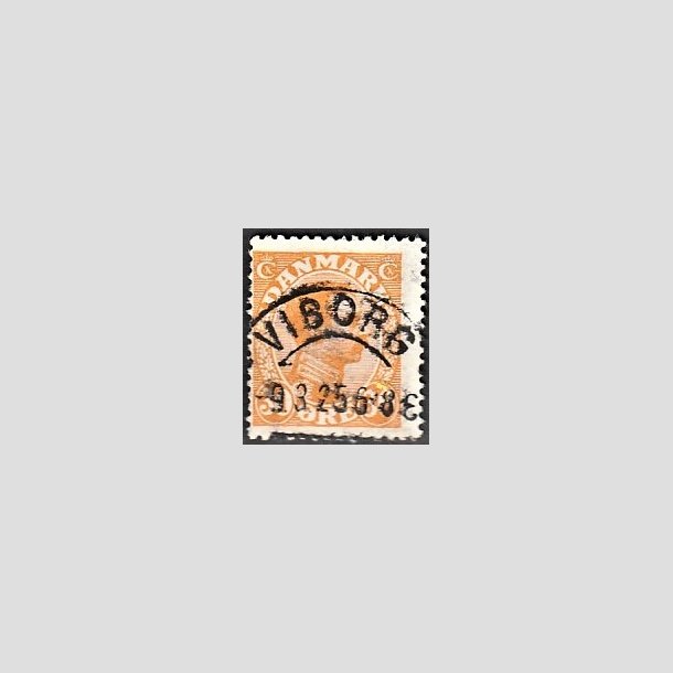 FRIMRKER DANMARK | 1921-22 - AFA 127 - Chr. X 30 re orange - Lux Stemplet