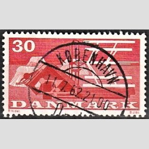 FRIM�RKER DANMARK | 1960 - AFA 382 - Landbrugsmotiver - 30 �re r�d - Pragt Stemplet K�benhavn