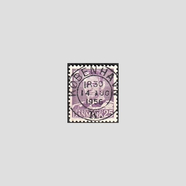 FRIMRKER DANMARK | 1955 - AFA 360 - Fr. IX 25 re violet - Lux Stemplet