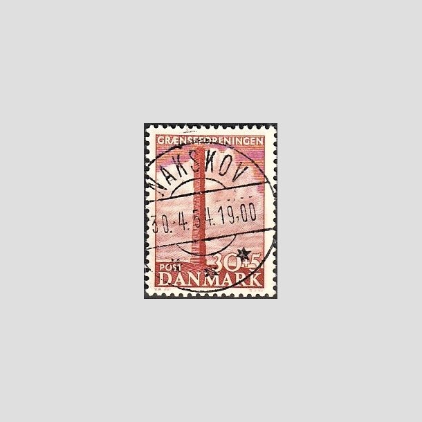 FRIMRKER DANMARK | 1953 - AFA 345 - Skamlingsbanken - 30 + 5 re rd - Pragt Stemplet