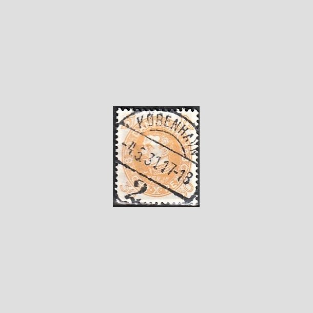 FRIMRKER DANMARK | 1930 - AFA 193 - Chr. X 60 r 30 re gul - Lux Stemplet