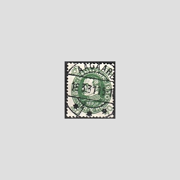 FRIMRKER DANMARK | 1930 - AFA 195 - Chr. X 60 r 40 re grn - Lux Stemplet Aagaard